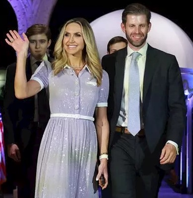 لارا ترامب وزوجها